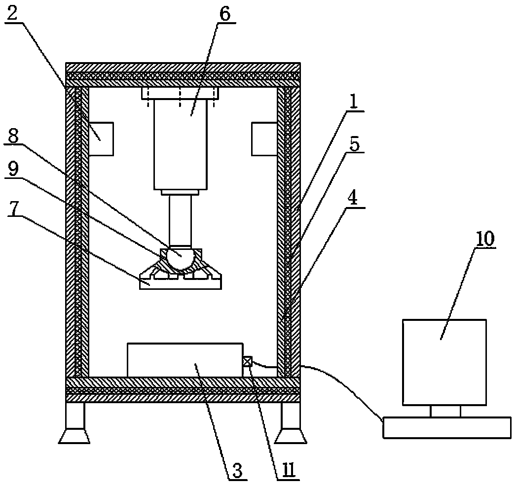 Dynamic pressurized tempering furnace for tempering saw blade matrix and tempering process