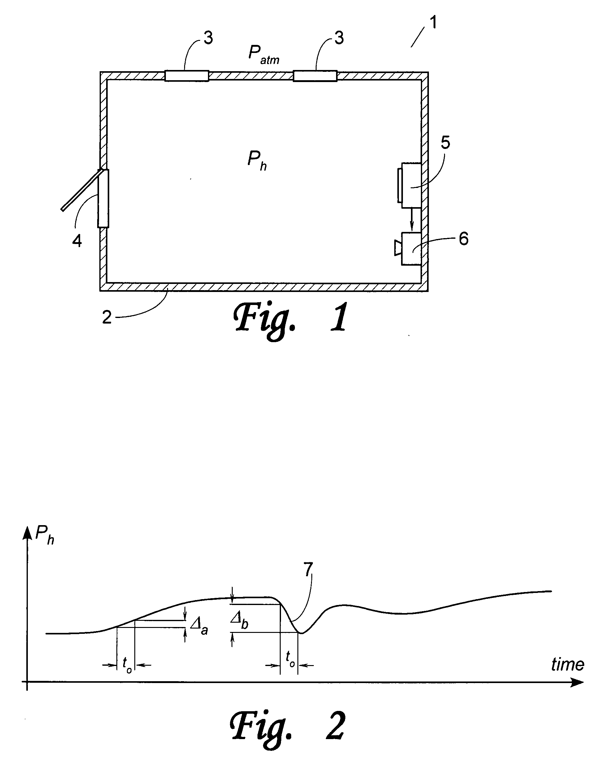 Alarm system with air pressure detector