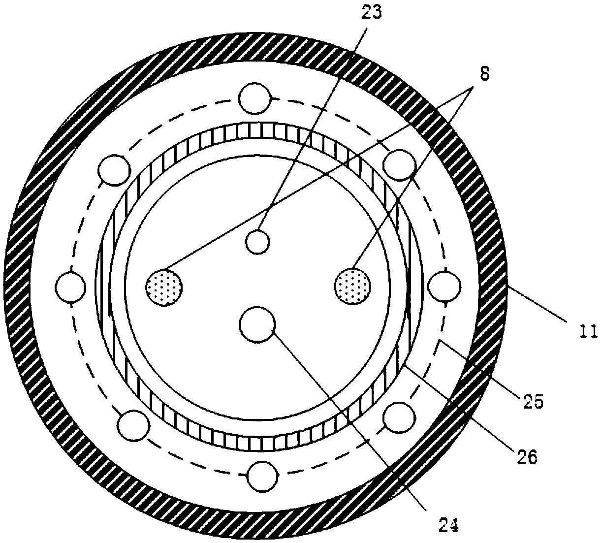 High-temperature and high-pressure helium leak quantitative detecting device and high-temperature and high-pressure helium leak quantitative detecting method