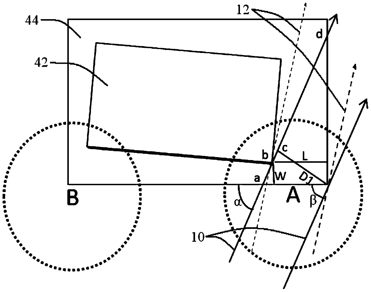 Method for detecting dislocation of cathode and anode diaphragms of laminated cells