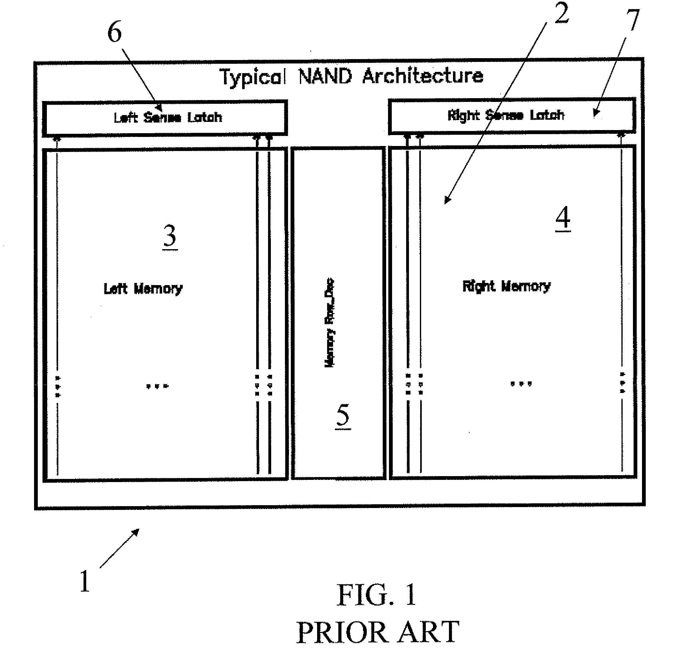 Integrated electronic non volatile memory device having NAND structure