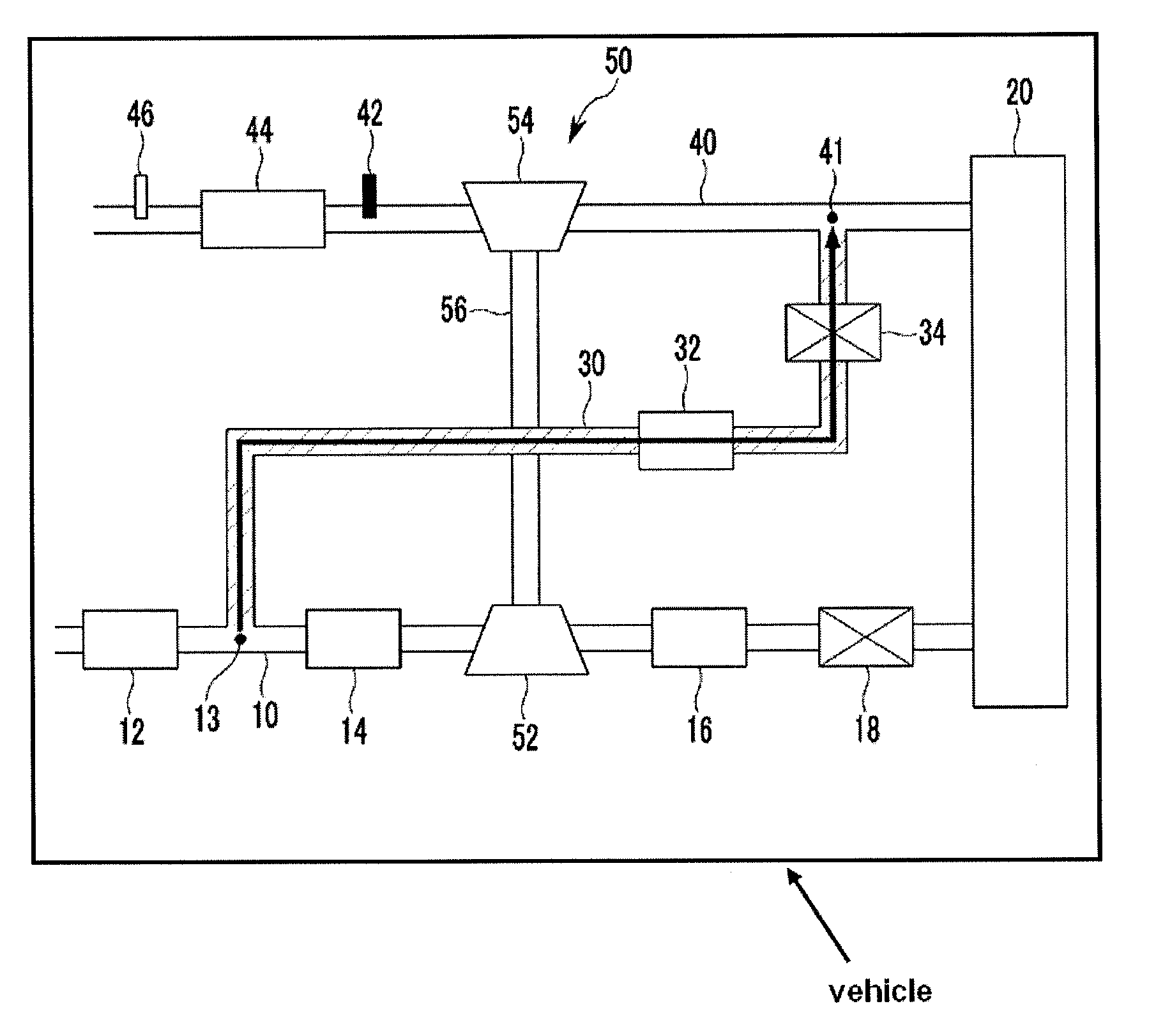 Vehicle having system and method of diagnosing secondary air injection apparatus