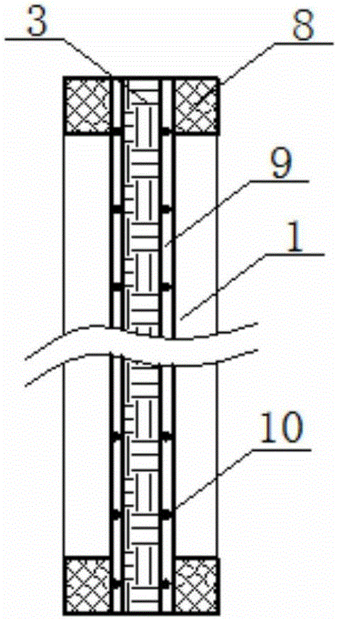 Three-dimensional-drainage precast reinforced concrete pile and construction method