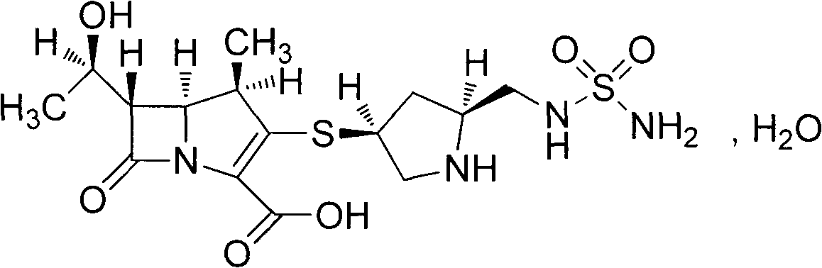 Industrial synthesis method of doripenem