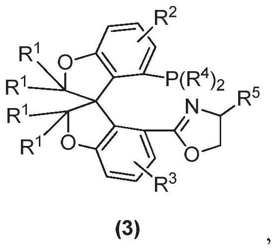 Oxa-spiro phosphine-oxazoline ligand as well as preparation method and application thereof