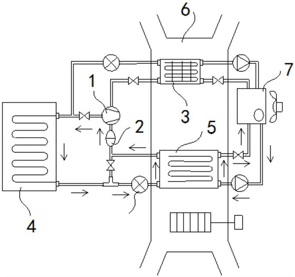 Battery pack cooling device of electric car