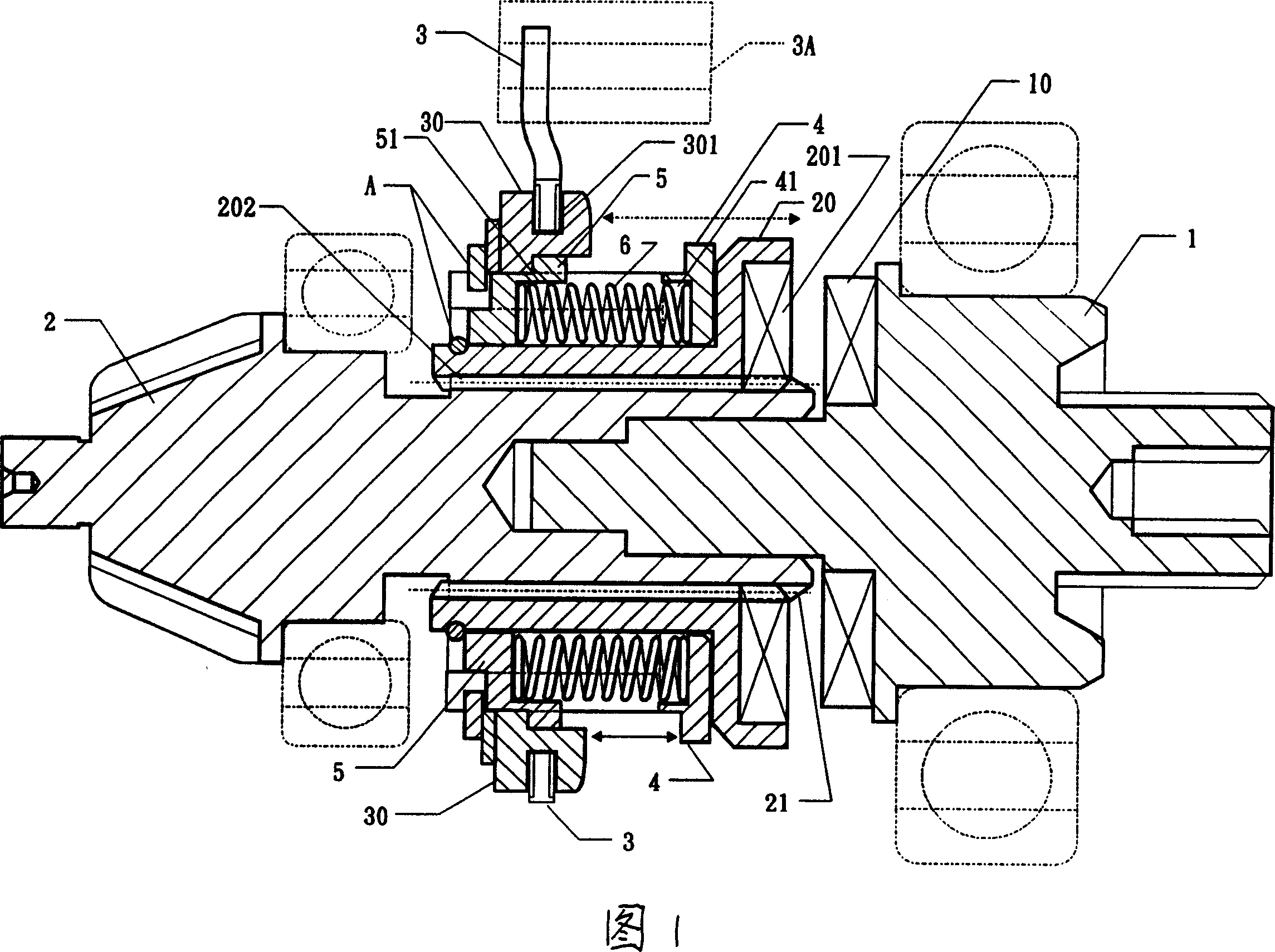 Clutch mechanism having cushioning function