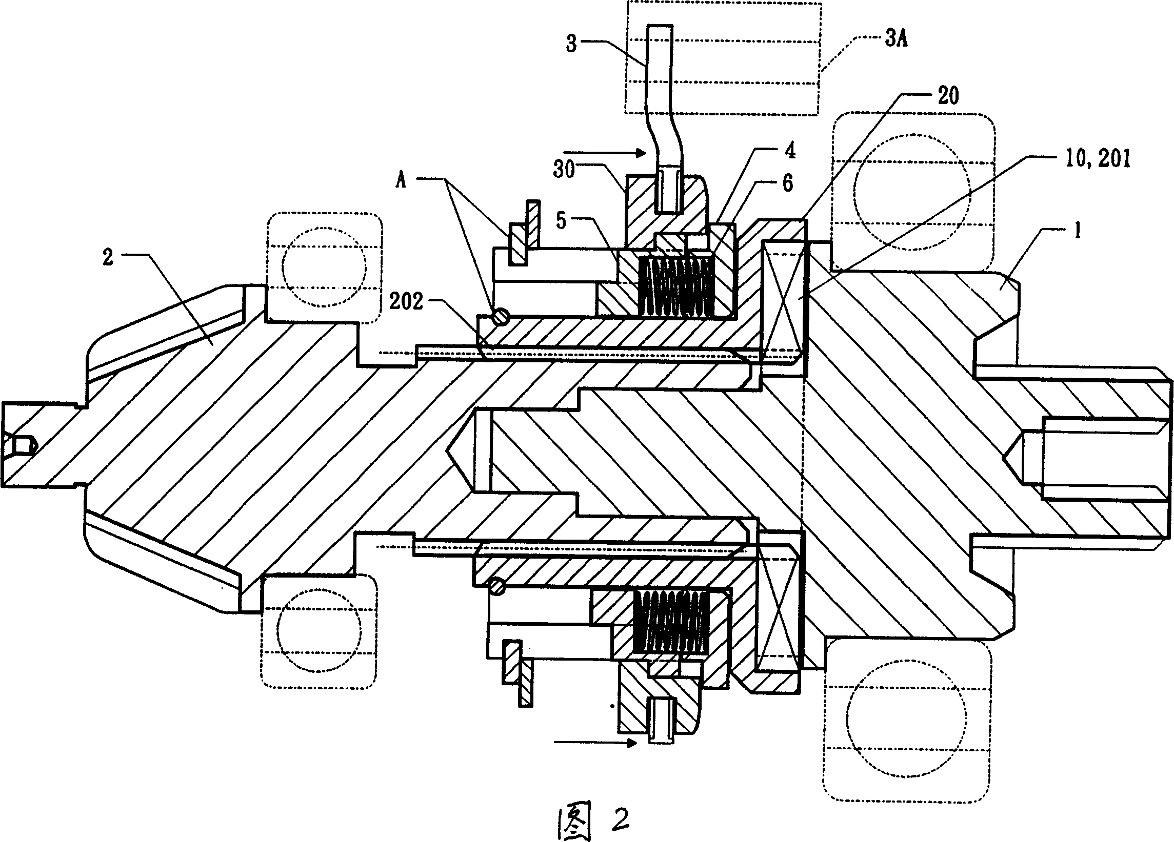 Clutch mechanism having cushioning function