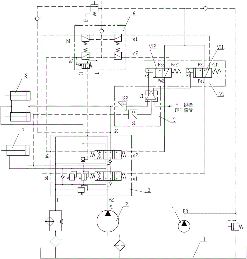 Intelligent control system of fixed-displacement hydraulic system for loader