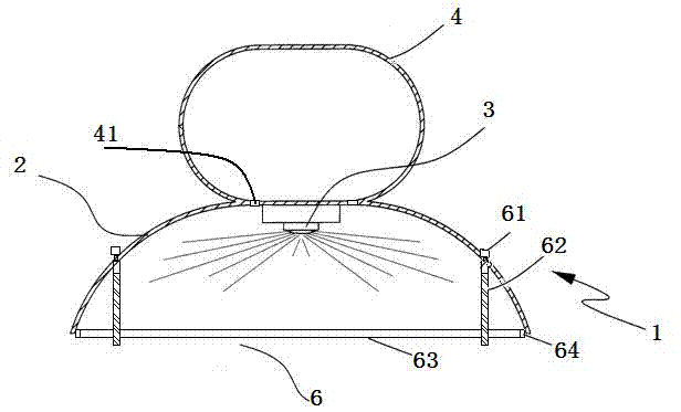 LED (light emitting diode) lighting and cooling system