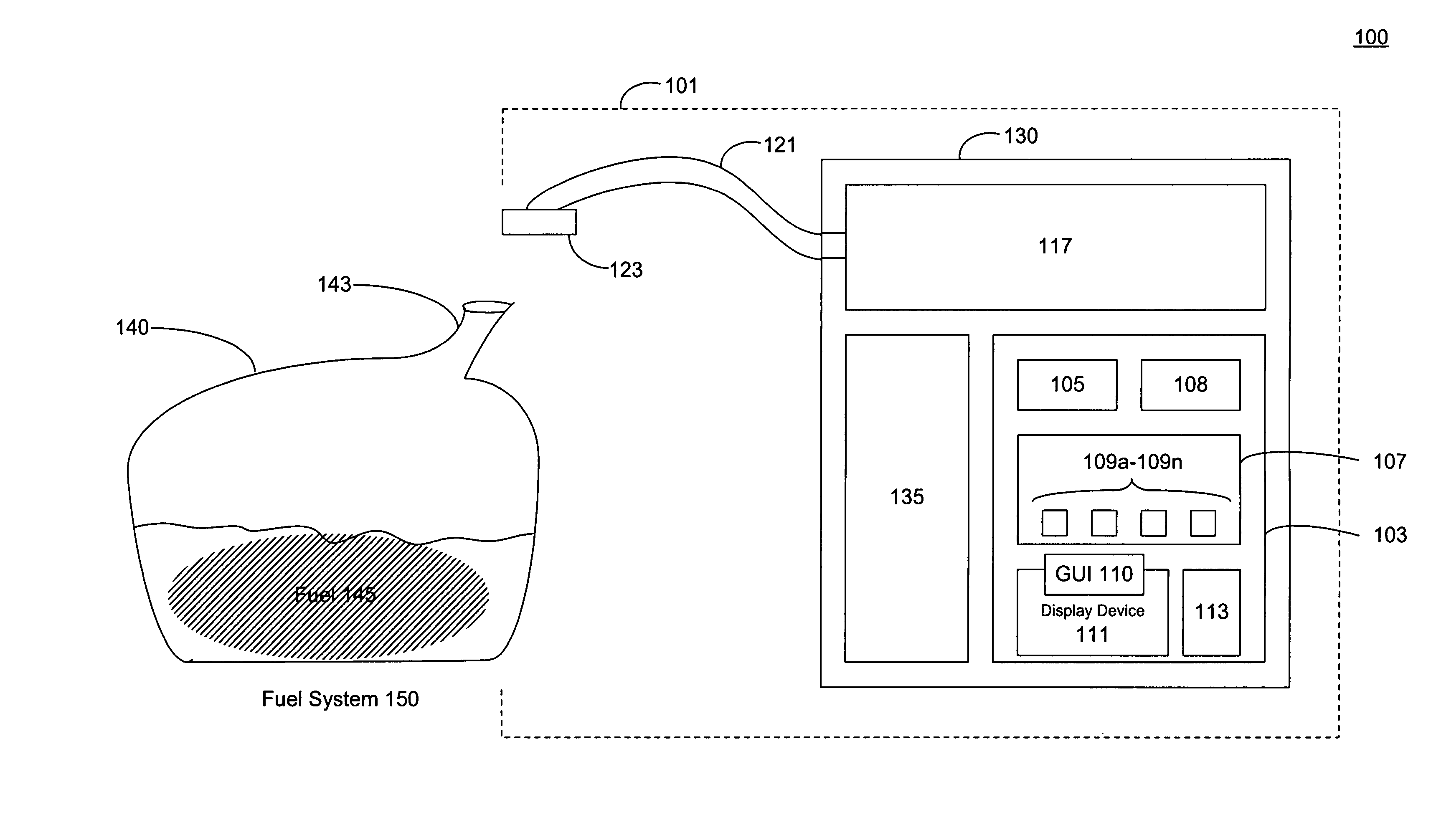 System and method for testing fuel tank integrity