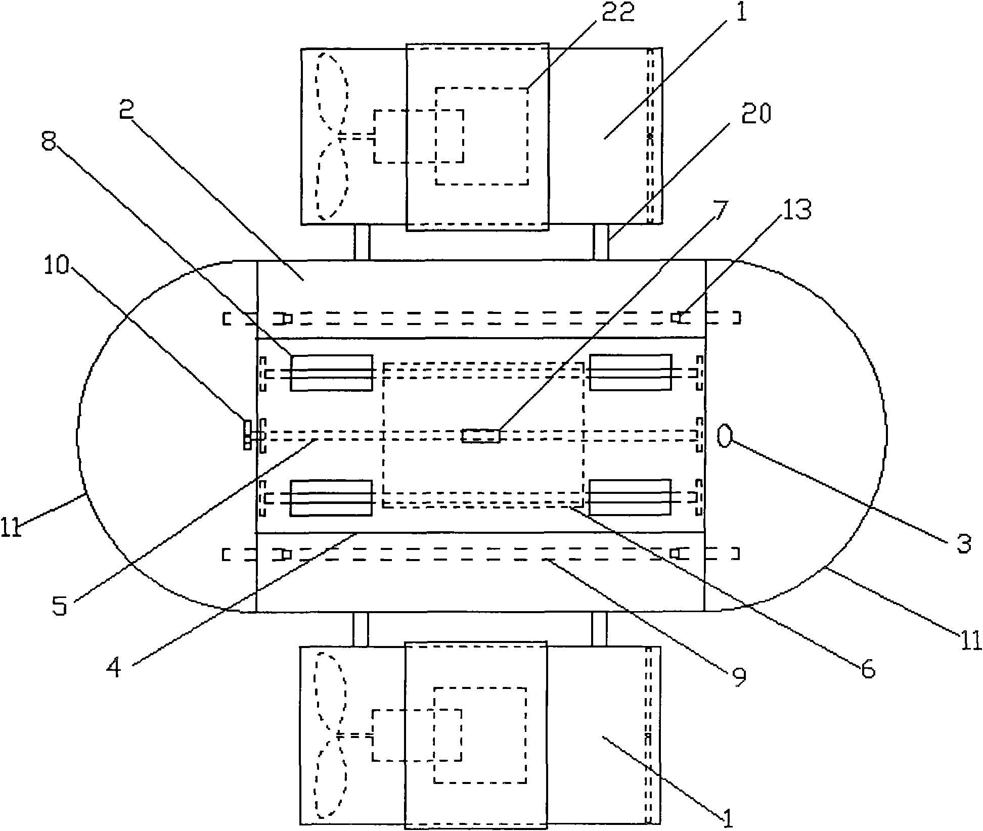 Multi-degree-of-freedom water-jet propulsion cable remote underwater robot