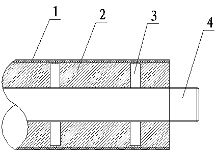 Rigid polyurethane insulation pipe containing polyurethane concentric device and manufacturing method