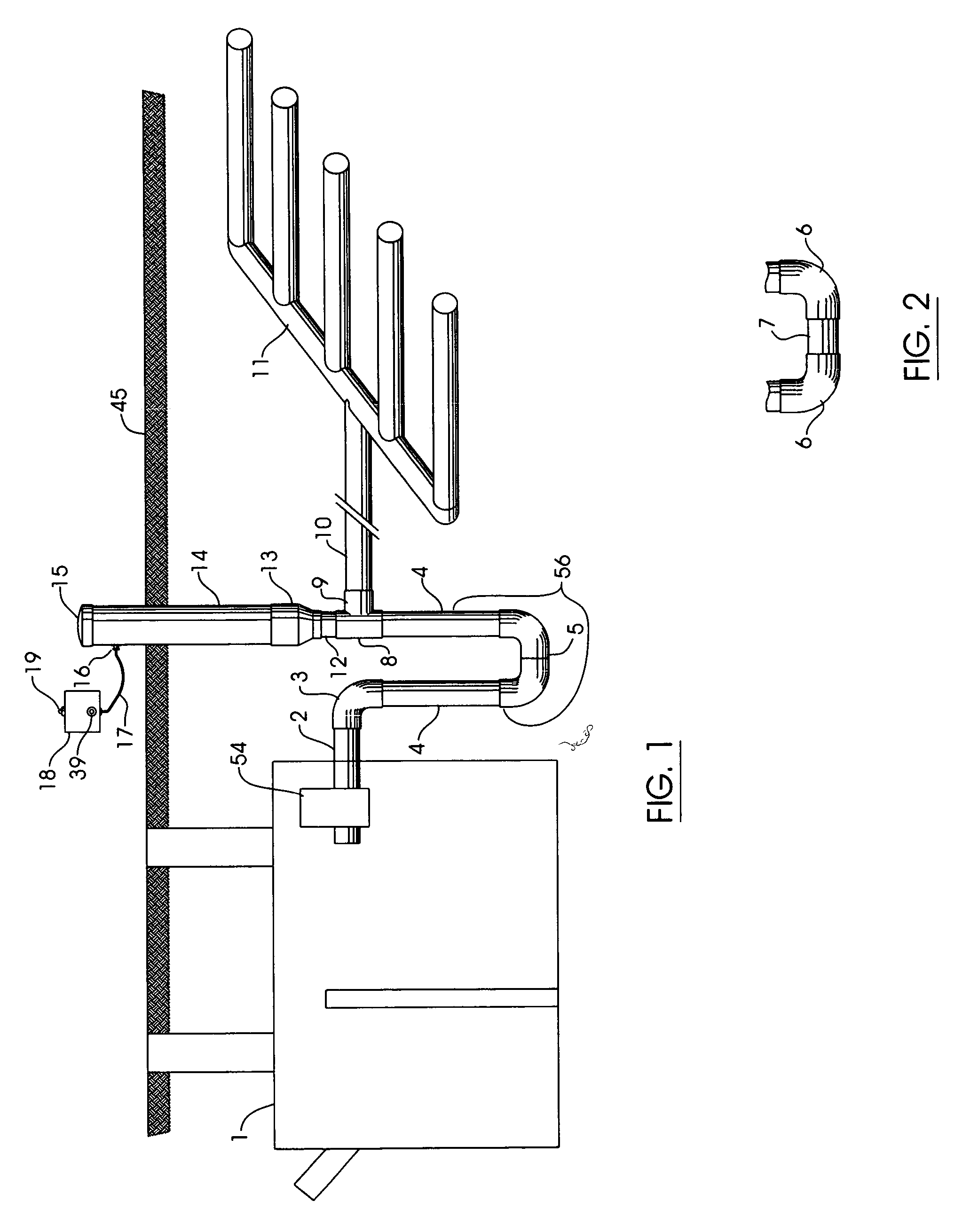 UV wastewater treatment device