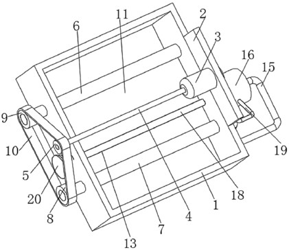 Embedded water-jet loom capable of being applied to multi-width cloth