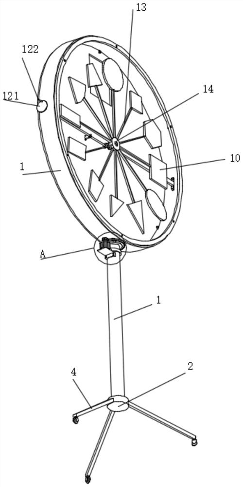 Simple mathematical graph demonstration device