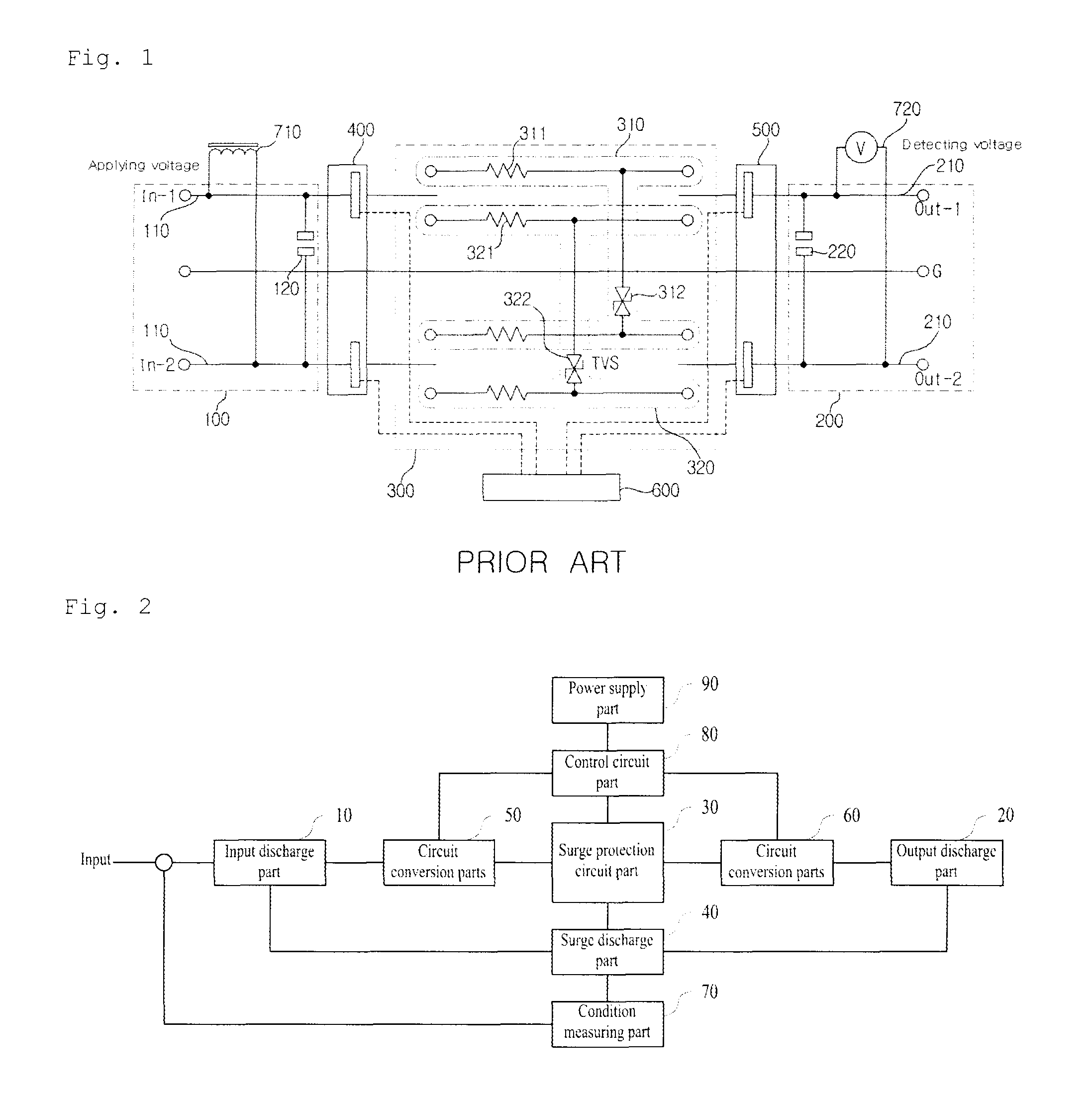 Surge protection device for multi-protection mode communications