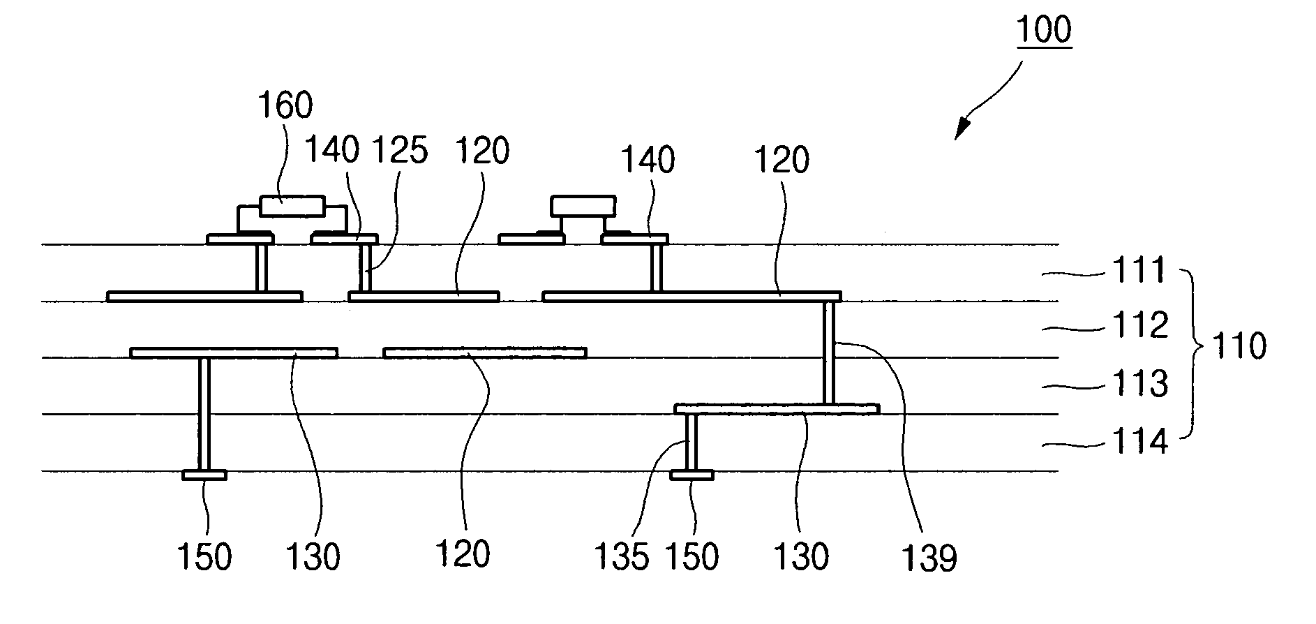 Protective circuit board for battery pack