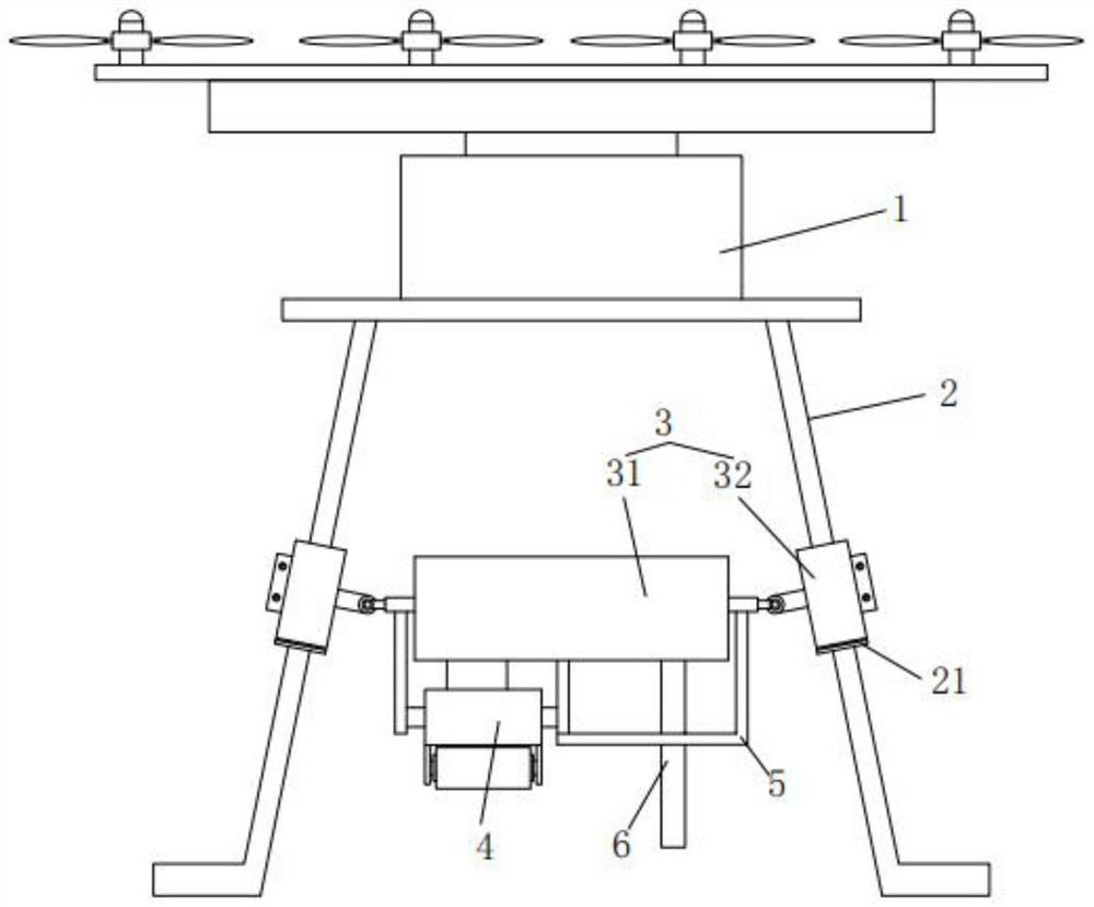 Unmanned aerial vehicle for preventing and controlling atmospheric pollution