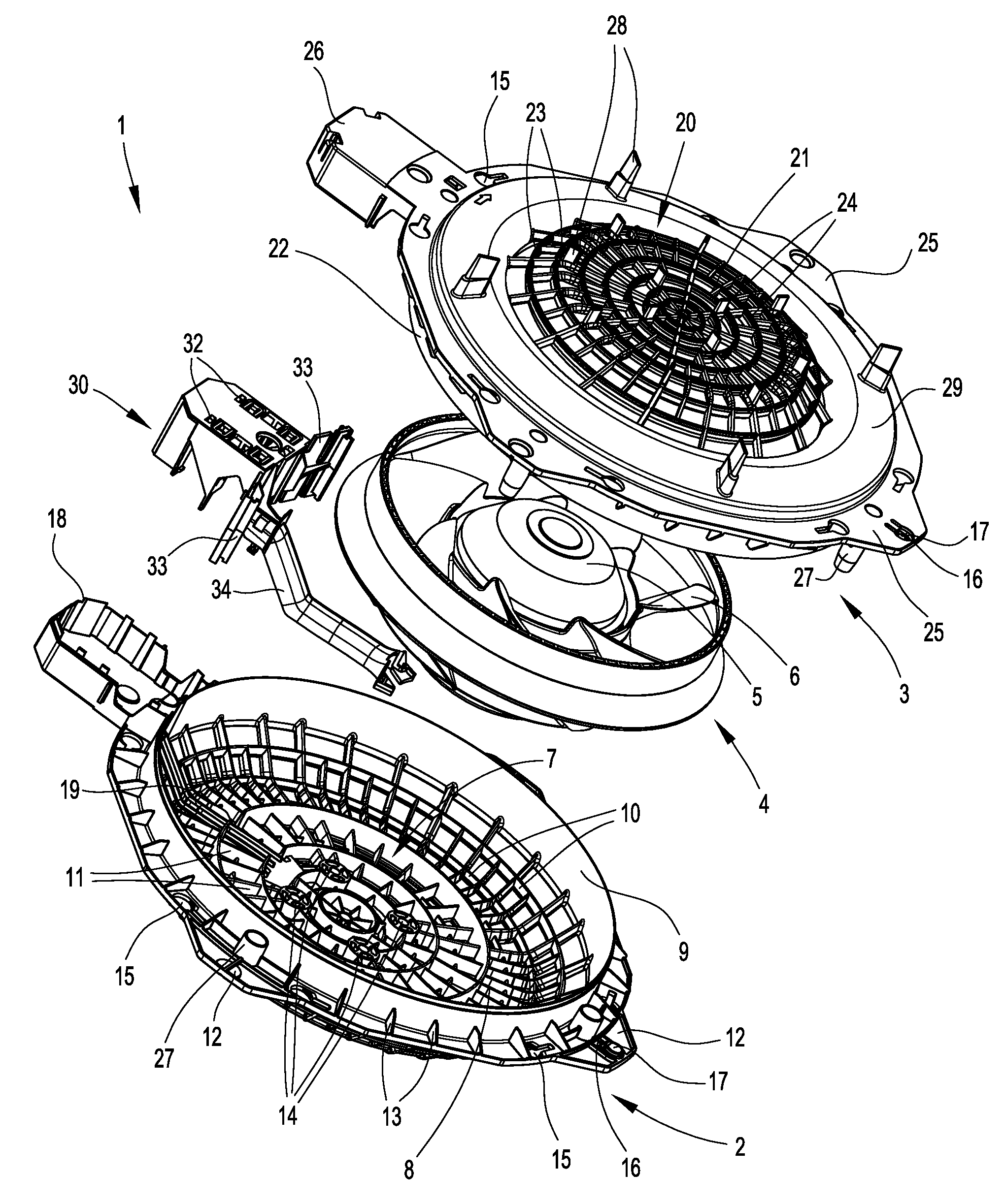 Fan Unit for Filter Fans