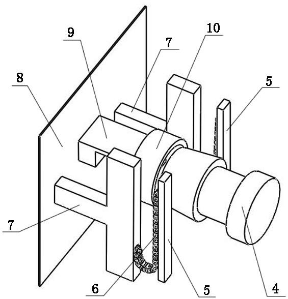 Electron gun protection device for vacuum preheating electron beam welding device