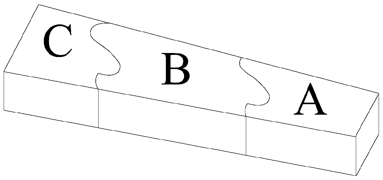 Composite converter magnesia-carbon brick and preparation method thereof