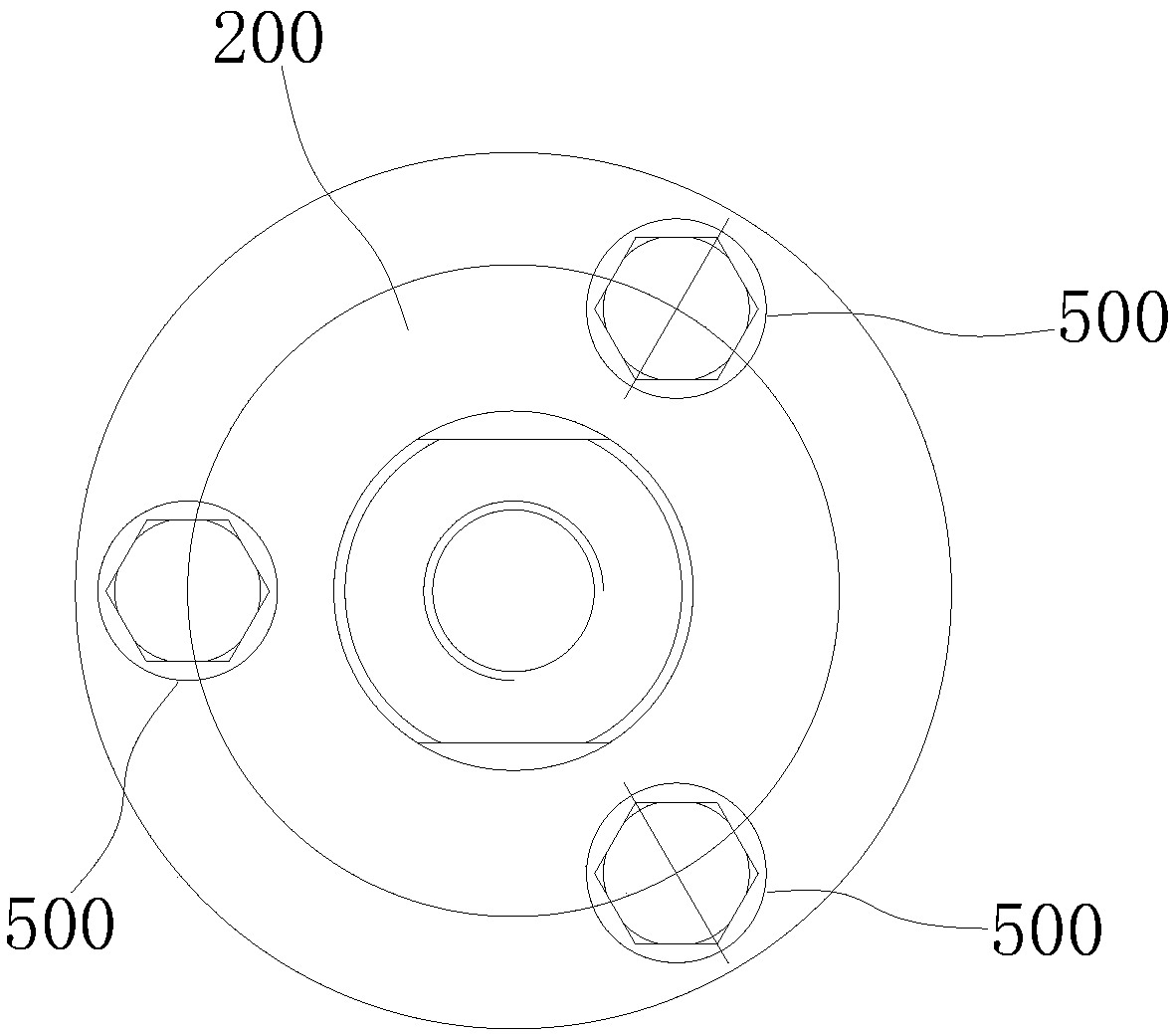 Self error correction leakage test mechanism and leakage test device