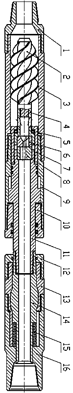 An anti-stick-slip torsional impact drilling tool