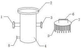 Magnetic filter capable of being cleaned conveniently