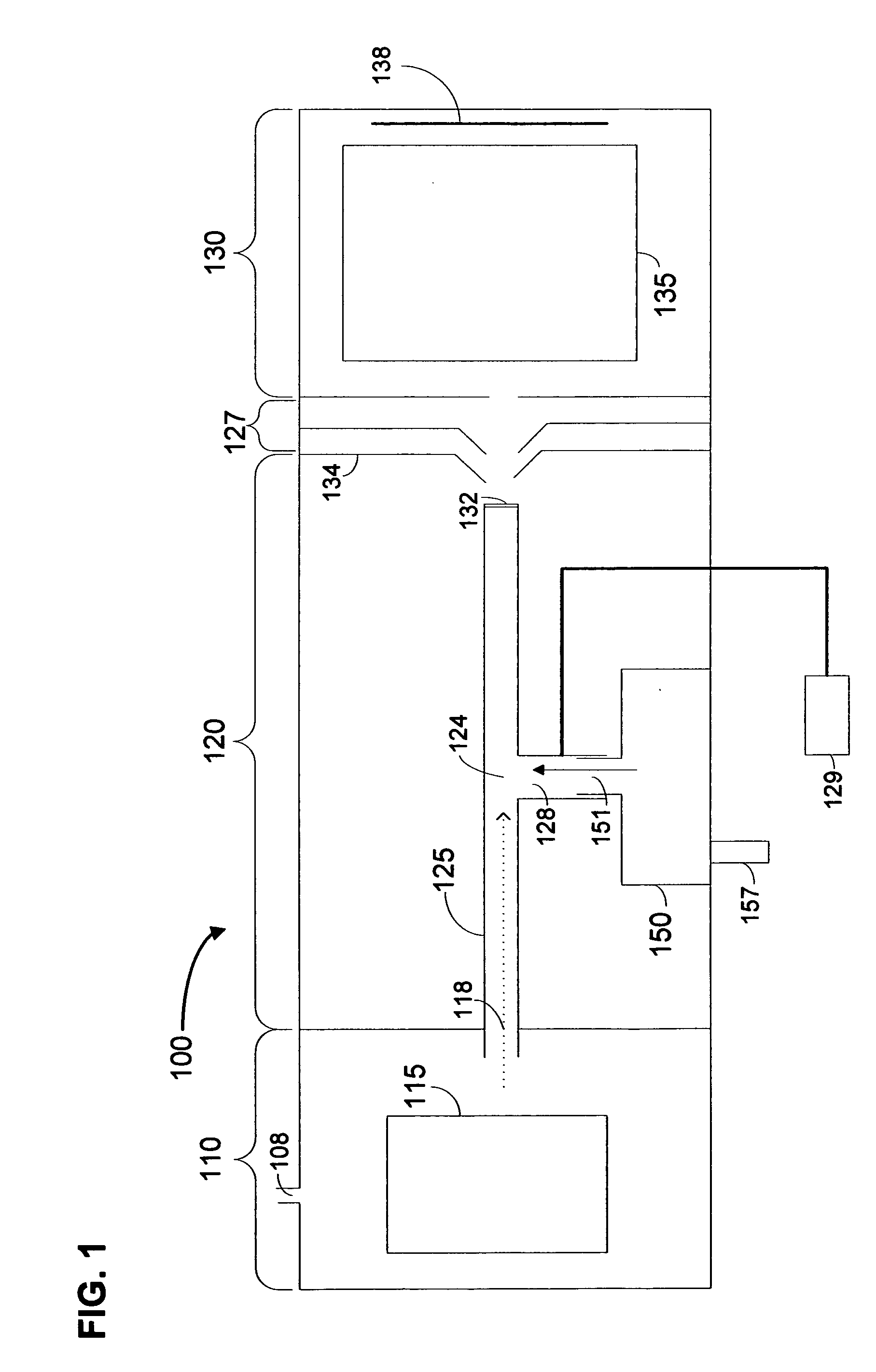 Reference mass introduction via a capillary