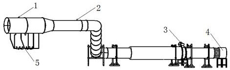 Design method of aircraft apu exhaust system in laboratory