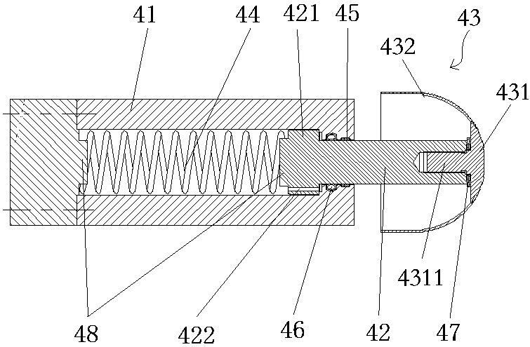 High-voltage switch and fracture structure