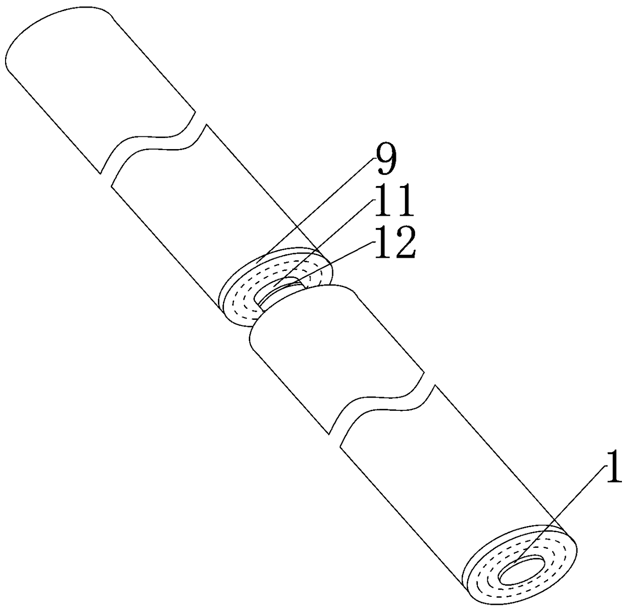 Multi-layer sand net wrapping pipe and multi-layer sand net wrapping pipe irrigation system