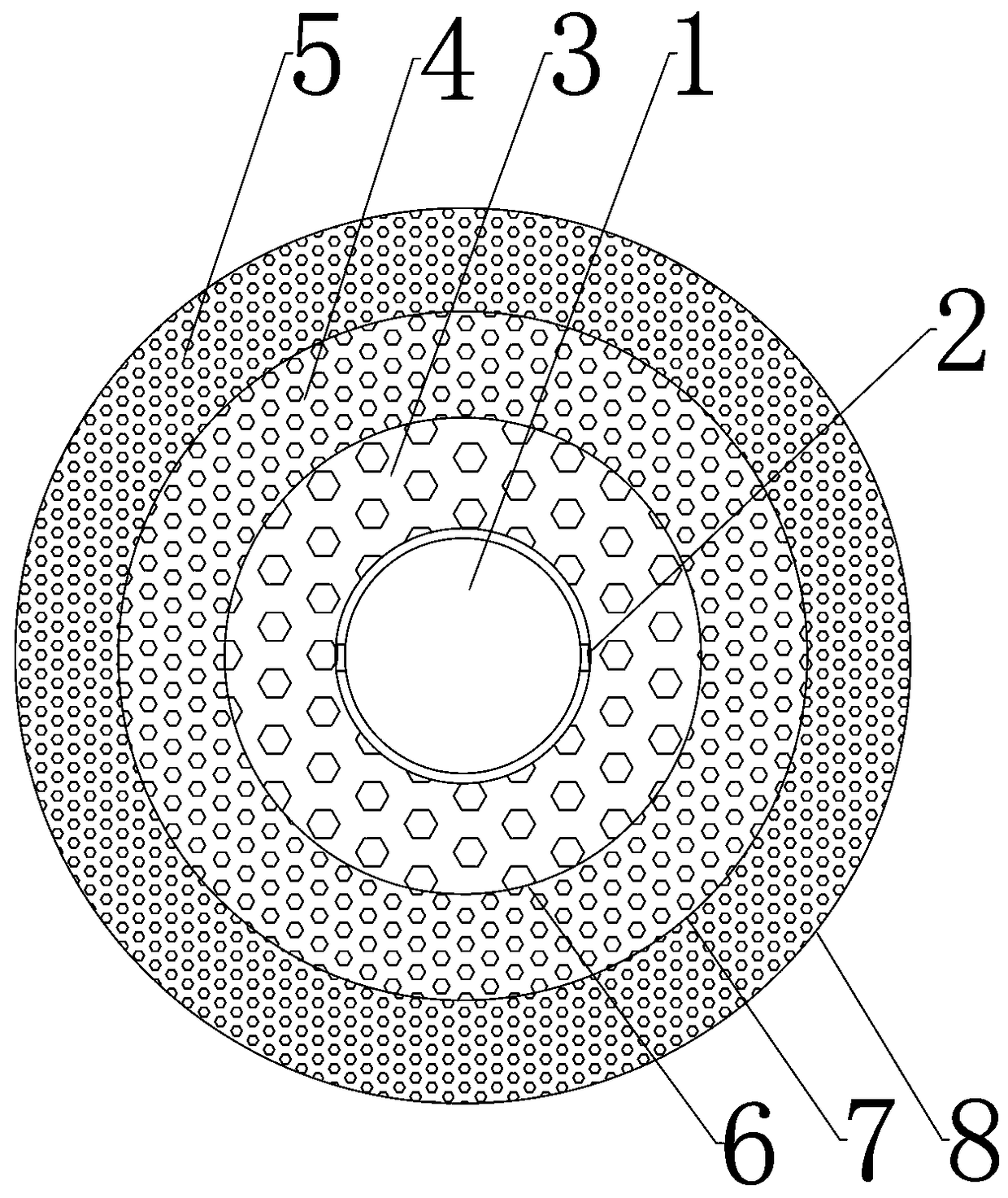 Multi-layer sand net wrapping pipe and multi-layer sand net wrapping pipe irrigation system