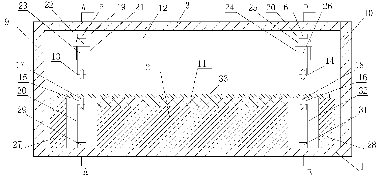 An automatic trimming device for cardboard processing