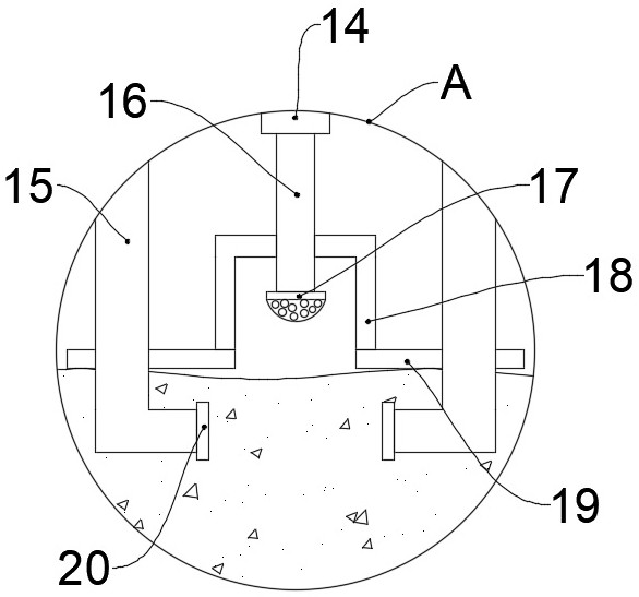 Deep foundation pit rapid dewatering device