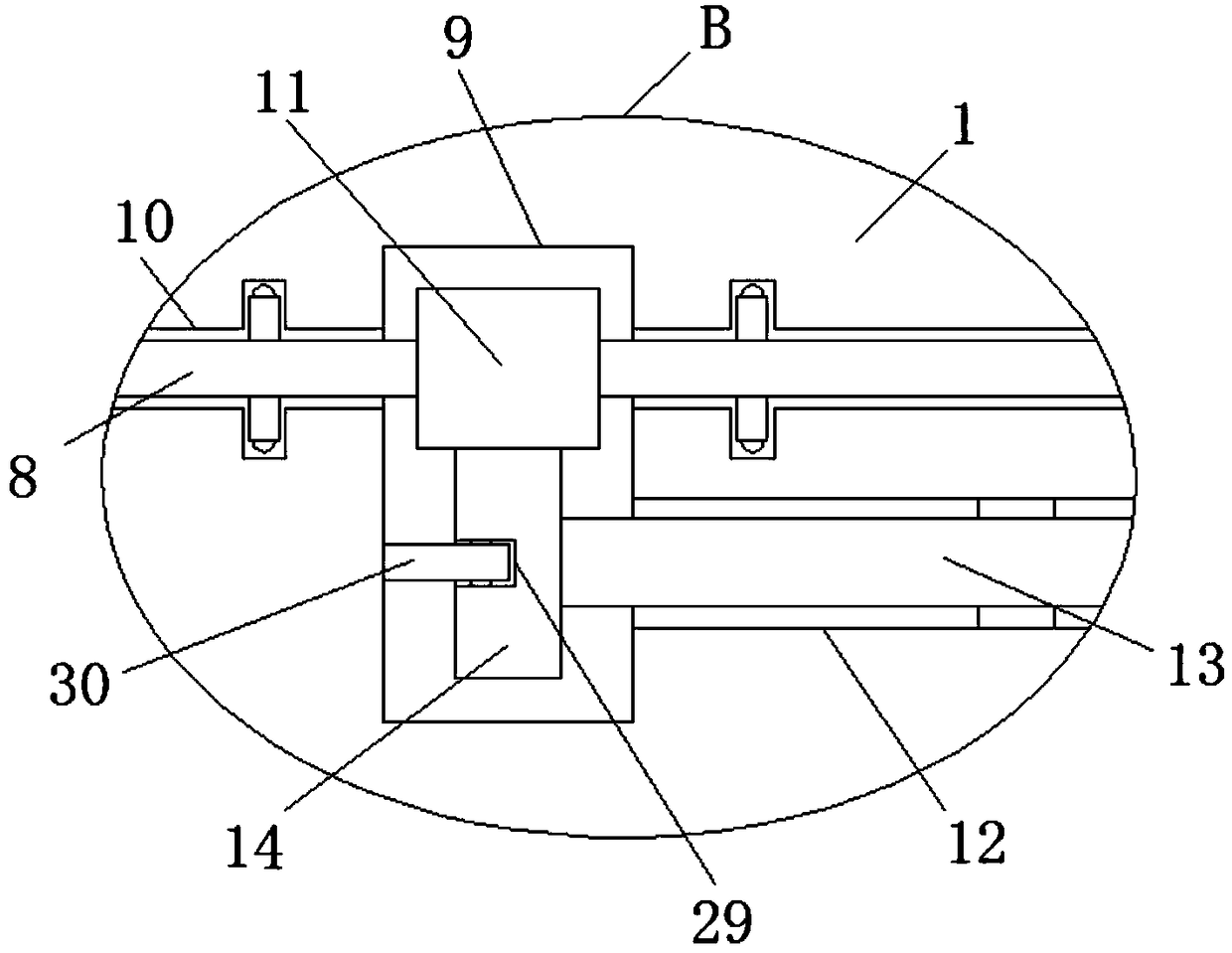 Stamping die half-arc-shaped sheet metal parts