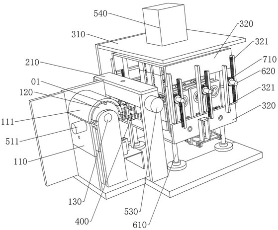 End grinding machine of linear probe