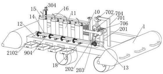 Intelligent water quality sampling and detecting device