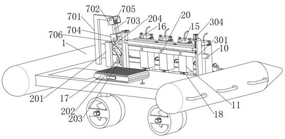 Intelligent water quality sampling and detecting device