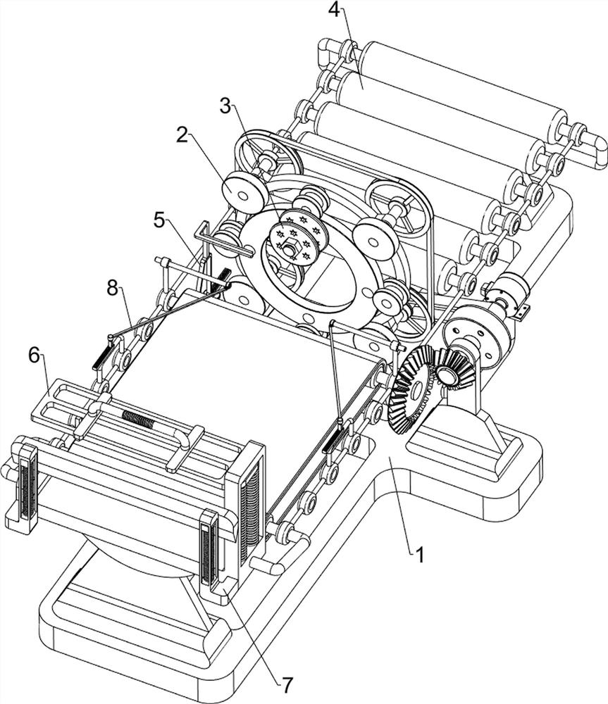 A quick packaging device for medical planting wormwood