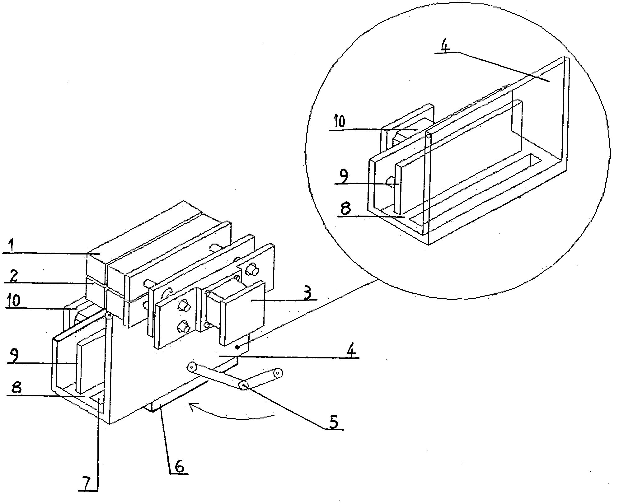 Multipurpose adjustable chamber-free vacuumizing thermal bag sealing device