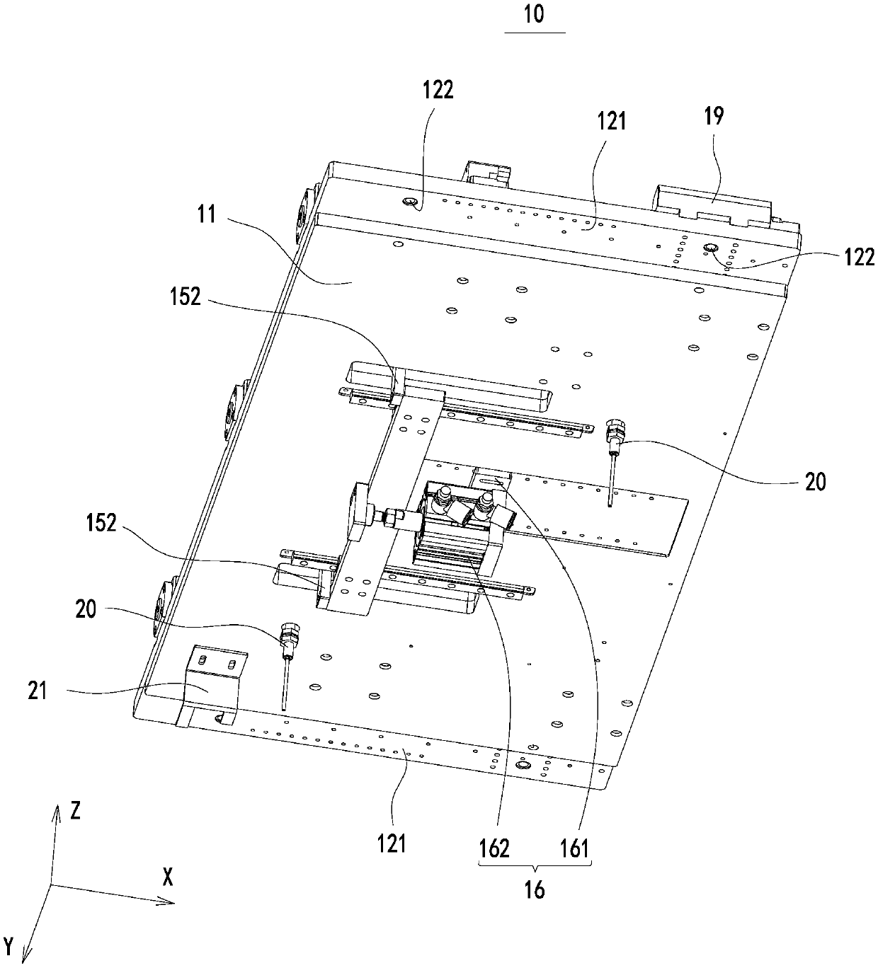 Clamp and transfer device