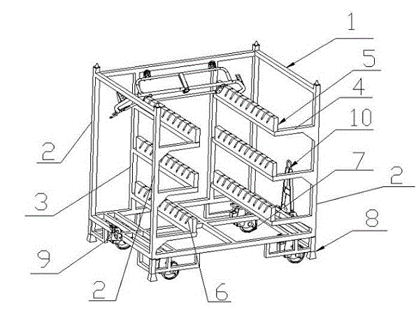 Storage appliance for automobile seat frames