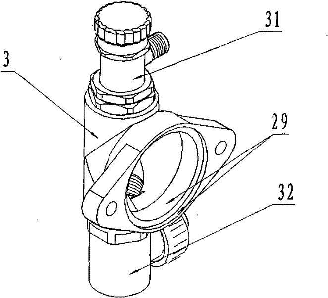 Combined type water knockout vessel