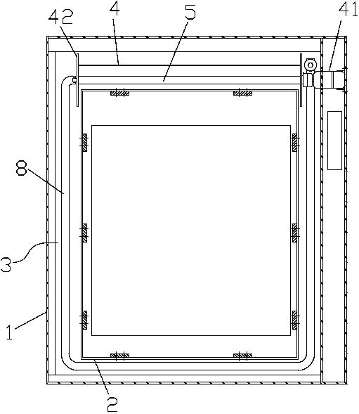 Concealed electric bed net