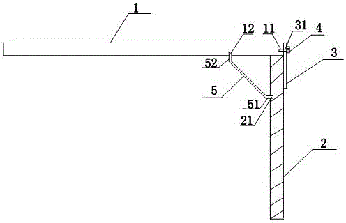 Carriage side door board and rear door board connecting combined board