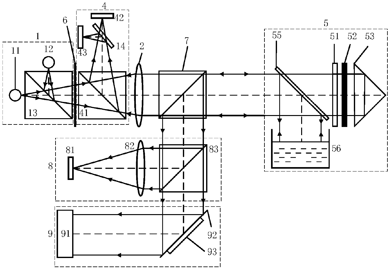 Dual-light-source high-precision anti-interference large-working-distance self-collimating device and method based on absolute angle measurement