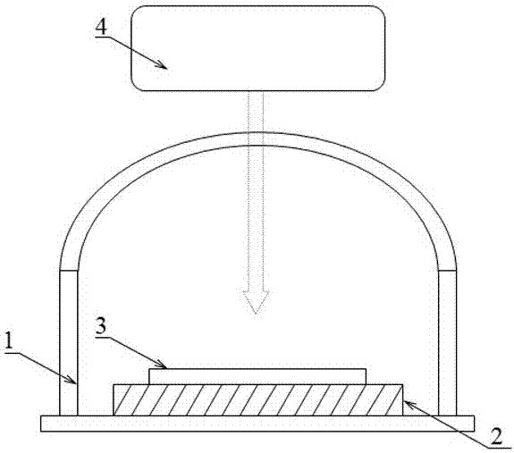 Method and device for preparing anti-corrosion protective layer on uranium surface by atmospheric laser passivation