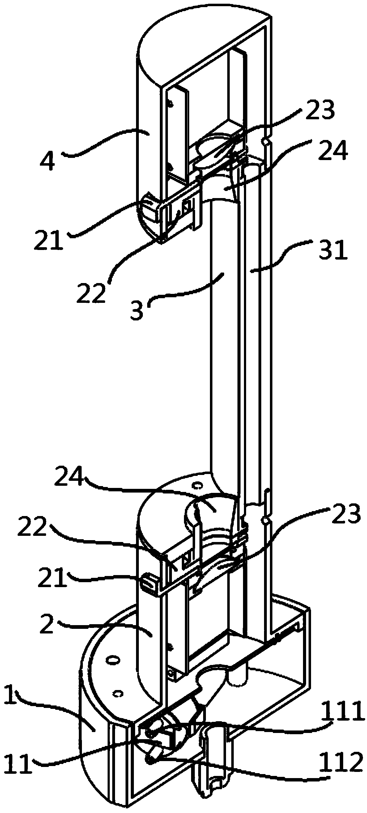 Optical correlation type oil smoke detection device with sheath gas protection